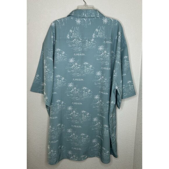 Dixxon Shirt Mens 5X Hawaiian The Naples D-Lite Stretch Party Lightweight Palm - Picture 2 of 12